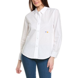 poplin button-down shirt