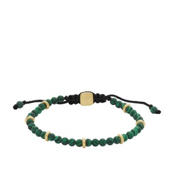 mens merritt arm stack green malachite beaded bracelet
