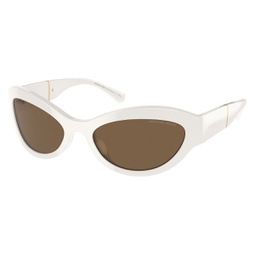 womens burano 59mm optic white sunglasses mk2198-310073-59