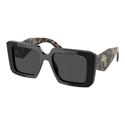 womens pr 23ys 1ab5s0 black frame dark grey lens sunglasses