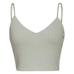 womens ribbed crop camisole
