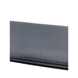 mialiro mens 6216396 dark grey leather embossed wallet