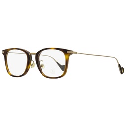 mens rectangular eyeglasses ml5075d 52a havana/bronze 52mm