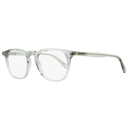 mens rectangular eyeglasses ml5151 020 transparent gray 50mm