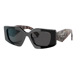 womens pr15ys 1ab5s0 black frame dark grey lens sunglasses