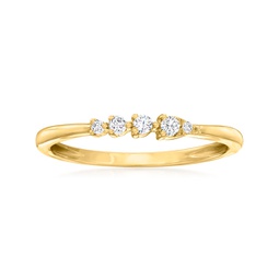 canaria diamond ring in 10kt yellow gold