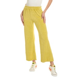 terry high-waisted flare sweatpant
