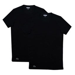 mens 2-pack colours cotton stretch crew t-shirt, black