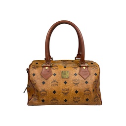 logo leather handbag
