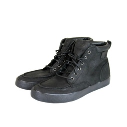 mens tedd leather high top sneaker with logo