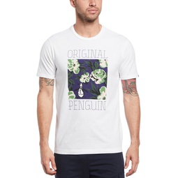 mens cotton foral graphic t-shirt