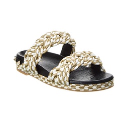 rope & leather sandal
