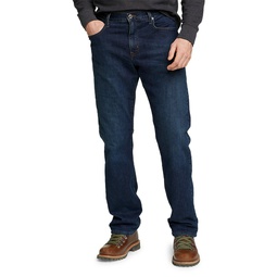mens fleece-lined flex straight jeans