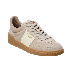 upvillage suede & leather sneaker