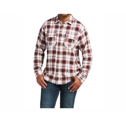hayne retro fit long sleeve snap western shirt in vanilla ice