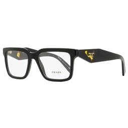 mens rectangular eyeglasses vpr 10y 1ab-1o1 black 52mm