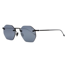 rimless octagon sunglasses v526 matte-black matte black 49mm 526