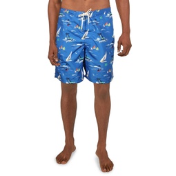 mens lined swim trunks