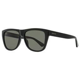 mens polarized sunglasses gg1345s 002 black 57mm