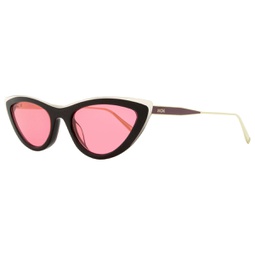 MCM Womens Cateye Sunglasses MCM699S 661 Black/Rose/Gold 55mm