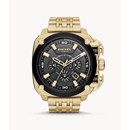 mens bamf chronograph, gold-tone stainless steel watch