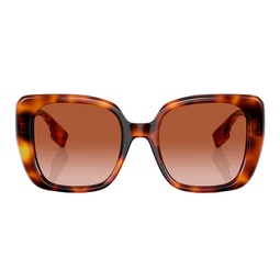 helena be 4371 331613 52mm womens square sunglasses