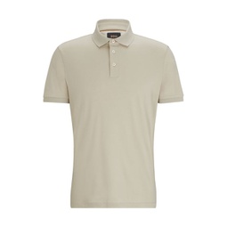 regular-fit polo shirt in mercerized italian cotton