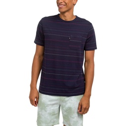 mens striped short sleeve t-shirt