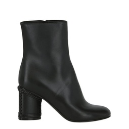 joy leather ankle bootie