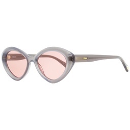 womens cateye sunglasses ch0050s 001 translucent gray 53mm
