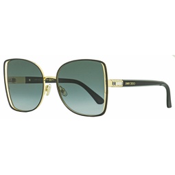 womens butterfly sunglasses frieda 2m29o black gold 57mm