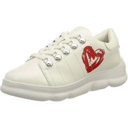womens trainers leather sneakers in white