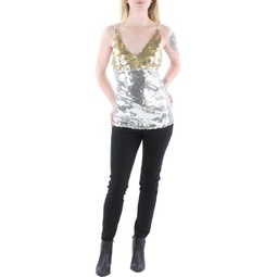 womens sequined cami blouse