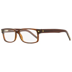 mens homme eyeglasses black tie 107 axd striated brown 52mm