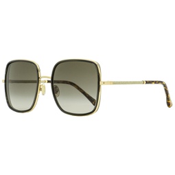 womens square sunglasses jayla 01qha gold brown 57mm