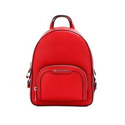 jaycee mini xs bright pebbled leather zip pocket backpack womens bag
