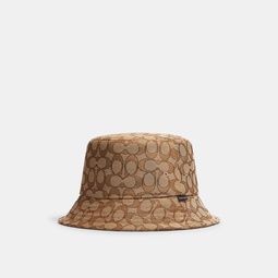 signature jacquard bucket hat