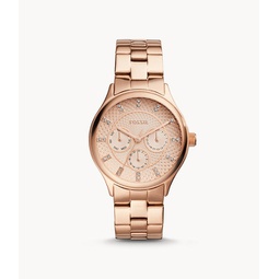 Fossil Women Modern Sophisticate Multifunction, Rose Gold-Tone Stainless Steel Watch