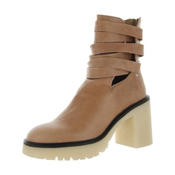 jesse cutout boot womens leather lugged sole ankle boots