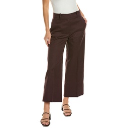 cropped flare chino
