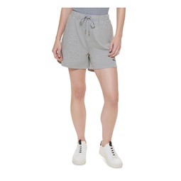 womens knit heathered casual shorts