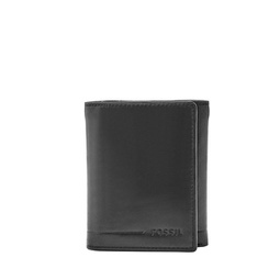 mens allen rfid leather trifold