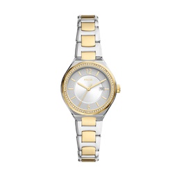 Fossil Womens Eevie Three-Hand Date, Stainless Steel Watch