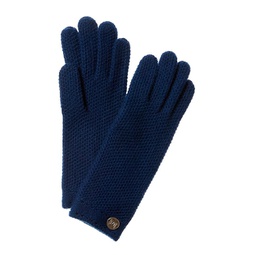 honeycomb stitch cashmere glove