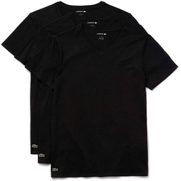 mens v-neck t-shirts - 3 pack in black