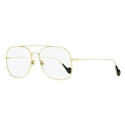 mens rounded square eyeglasses ml5060 032 gold/black 58mm