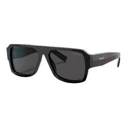unisex pr 22ys 1ab5s0 black frame dark grey lens sunglasses