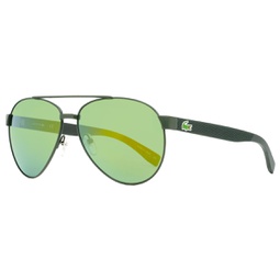 unisex aviator sunglasses l185s 315 dark green 60mm