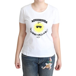 cotton sunny milano print womens t-shirt