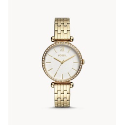 Fossil Womens Tillie Three-Hand, Gold-Tone Stainless Steel Watch